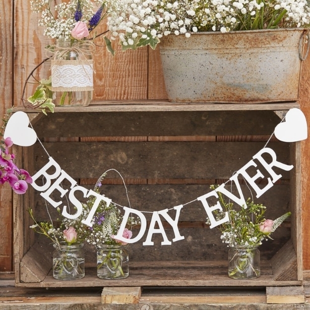 Picture of Best Day Ever Wooden Bunting