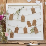 Picture of Guestbook - Wooden Peg & String & Tag Frame