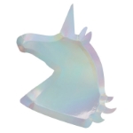 Picture of Iridescent Unicorn Shaped Paper Plates