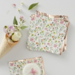 Picture of Paper cocktail napkins - Rose gold floral (16pcs)