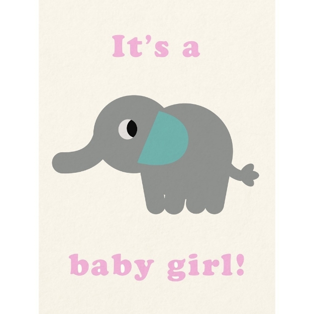 Picture of It's a Baby Girl Card