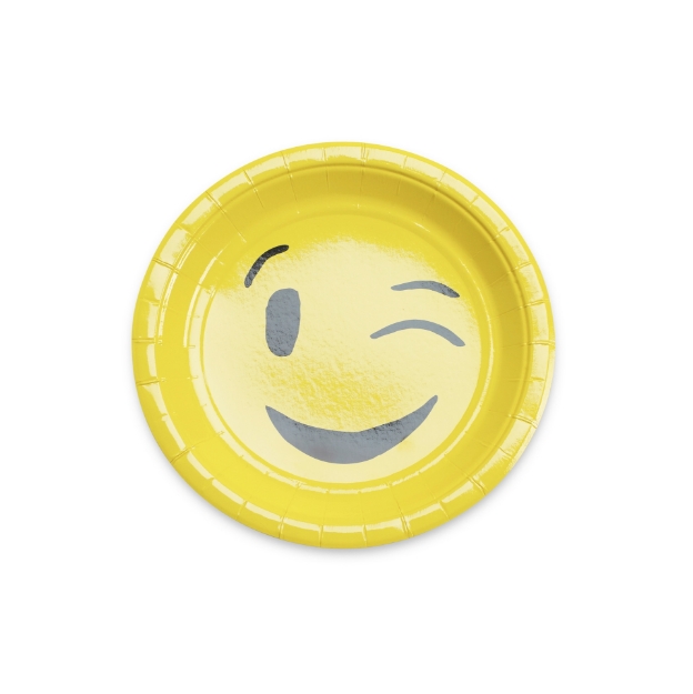 Χάρτινα πιάτα γλυκού- Emoji