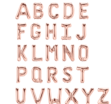 Picture of Foil Balloons Letters Rose Gold (40cm)