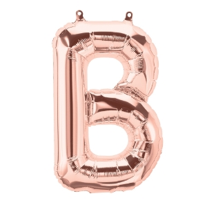 Picture of Foil Balloon Letter B rose gold 83cm
