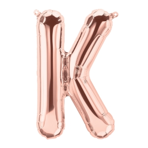 Picture of Foil Balloon Letter K rose gold 83cm