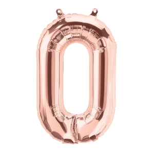 Picture of Foil Balloon Letter O rose gold 83cm
