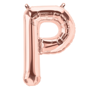 Picture of Foil Balloon Letter P rose gold 83cm