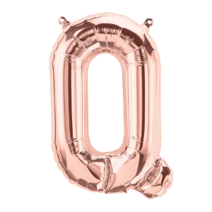 Picture of Foil Balloon Letter Q rose gold 86cm