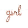 Picture of Foil Balloon GIRL rose gold