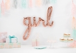 Picture of Foil Balloon GIRL rose gold