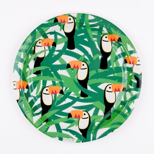 Picture of Paper Plates (22,5εκ.)-Toucan