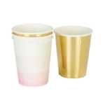 Picture of Paper Cups- Pink and Gold