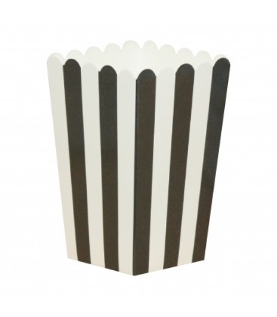 Picture of Pop corn boxes black stripes