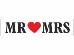 Πινακίδα αυτοκινήτου-Mr & Mrs