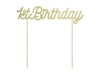 Picture of Cake topper - 1st Birthday, gold