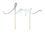 Picture of Cake topper- Love silver