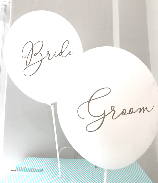 Picture of Balloons - Bride, Groom