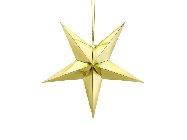 Picture of Paper star gold (30cm)