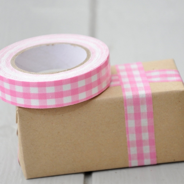 Picture of Pink Gingham Fabric Tape