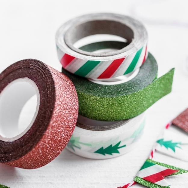 Picture of Decorative paper tape- Red and green