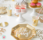 Picture of Dinner paper plates - Oh Baby! (8pcs)