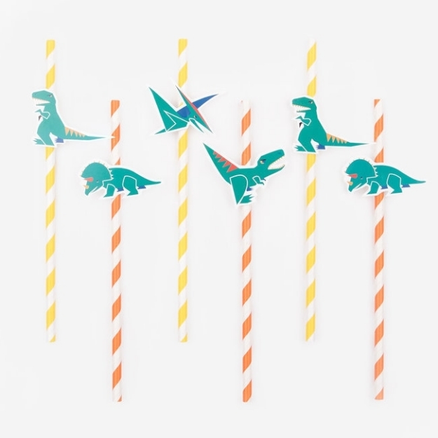 Picture of Paper Straws - Dinosaurs (12pc.)