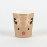 Picture of Paper cups-Mini reindeers
