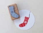 Picture of Rubber Stamp Knitting sock