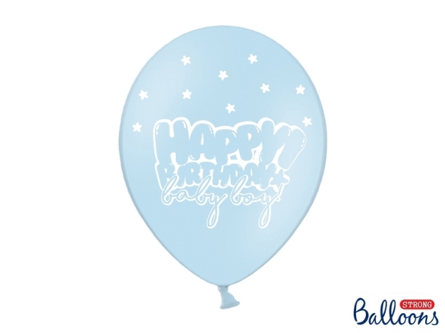 Σετ μπαλόνια Happy Birthday baby boy