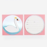 Picture of Party invitations-Swan