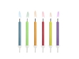 Picture of Birthday candles Coloured Flames (6pcs)