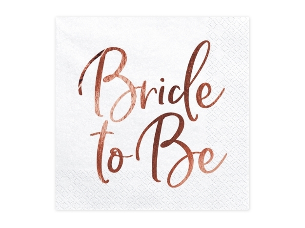 Picture of Napkins - Bride to be rose gold (20pcs)