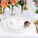 Picture of Place cards - Heart, rose gold