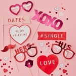 Picture of Valentines photo booth props
