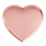 Picture of Pink heart shaped plates