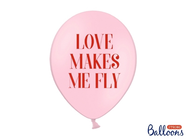 Μπαλόνια - Love makes me fly (σετ 6)