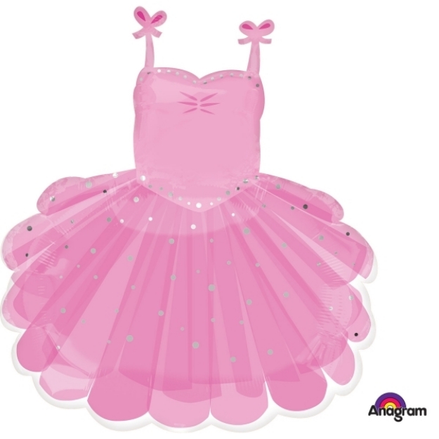 Picture of  Foil Balloon Ballerina dress 71cm