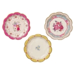 Picture of Tea time Paper Plates pastel 