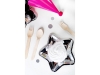Picture of Side paper Plates - Star silver (6pcs) 
