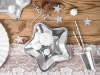 Picture of Side paper Plates - Star silver (6pcs) 