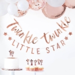 Picture of Rose gold twinkle twinkle bunting