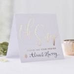 Picture of Instagram Wedding Tent Cards - Oh Snap