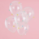 Picture of Pastel Pom Pom Balloons