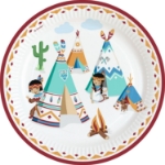 Picture of Paper plates (23cm) - Little Indians