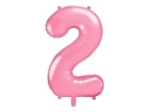 Picture of Foil Balloon Number "2", 86cm, pink