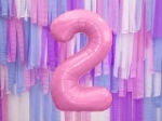 Picture of Foil Balloon Number "2", 86cm, pink