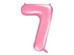 Picture of Foil Balloon Number "7", 86cm, pink