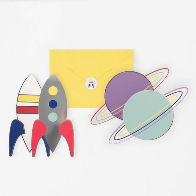 Picture of Party invitations - Space
