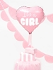 Picture of Foil Balloon Heart - It's a girl