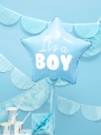 Picture of Foil balloon star - It's a boy